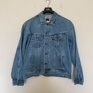 Lee 7175CS Classic Stone Wash Men’s Sz XL Classic Denim Jean Trucker Jacket 2010